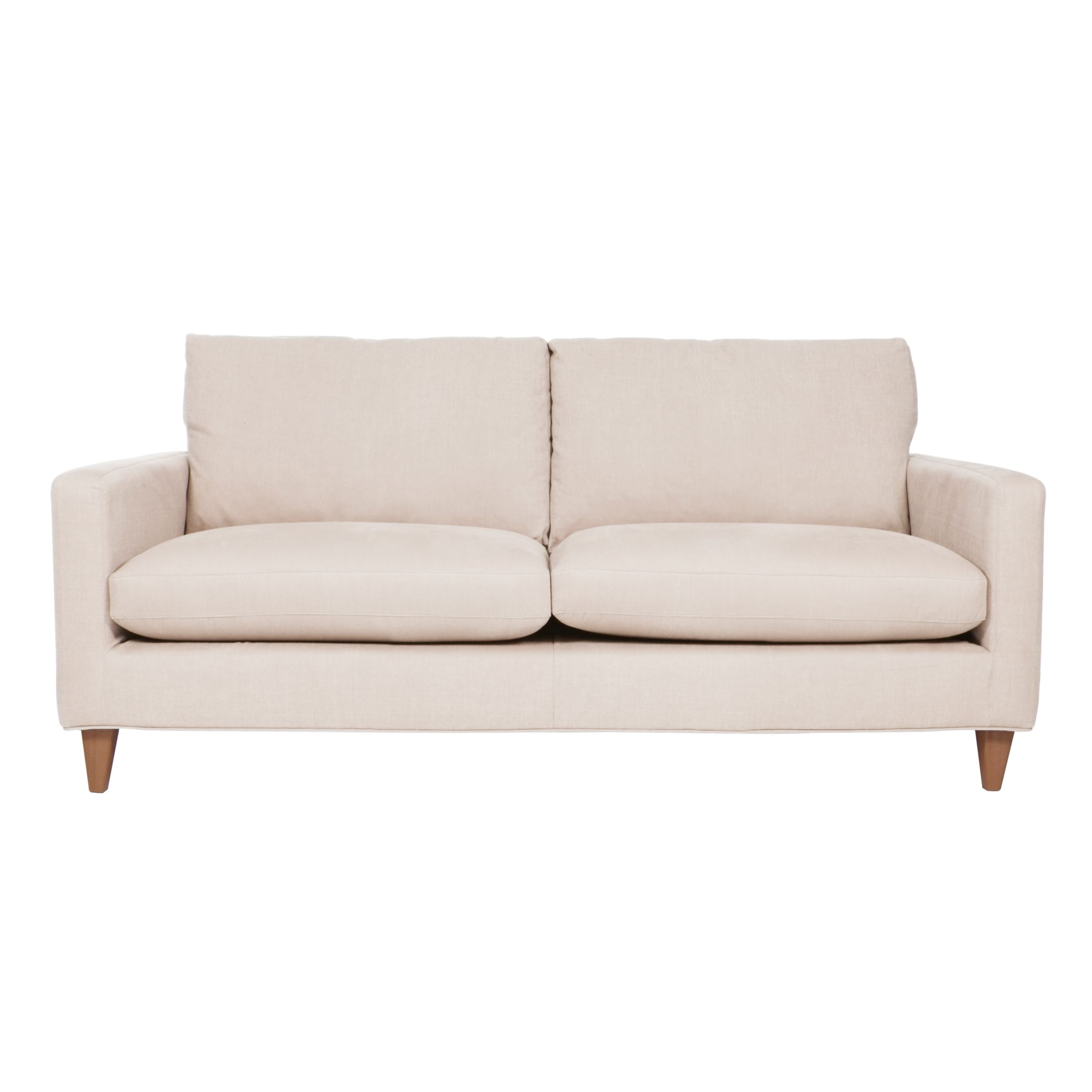 John Lewis Bailey Large Sofa, Linen, width 194cm