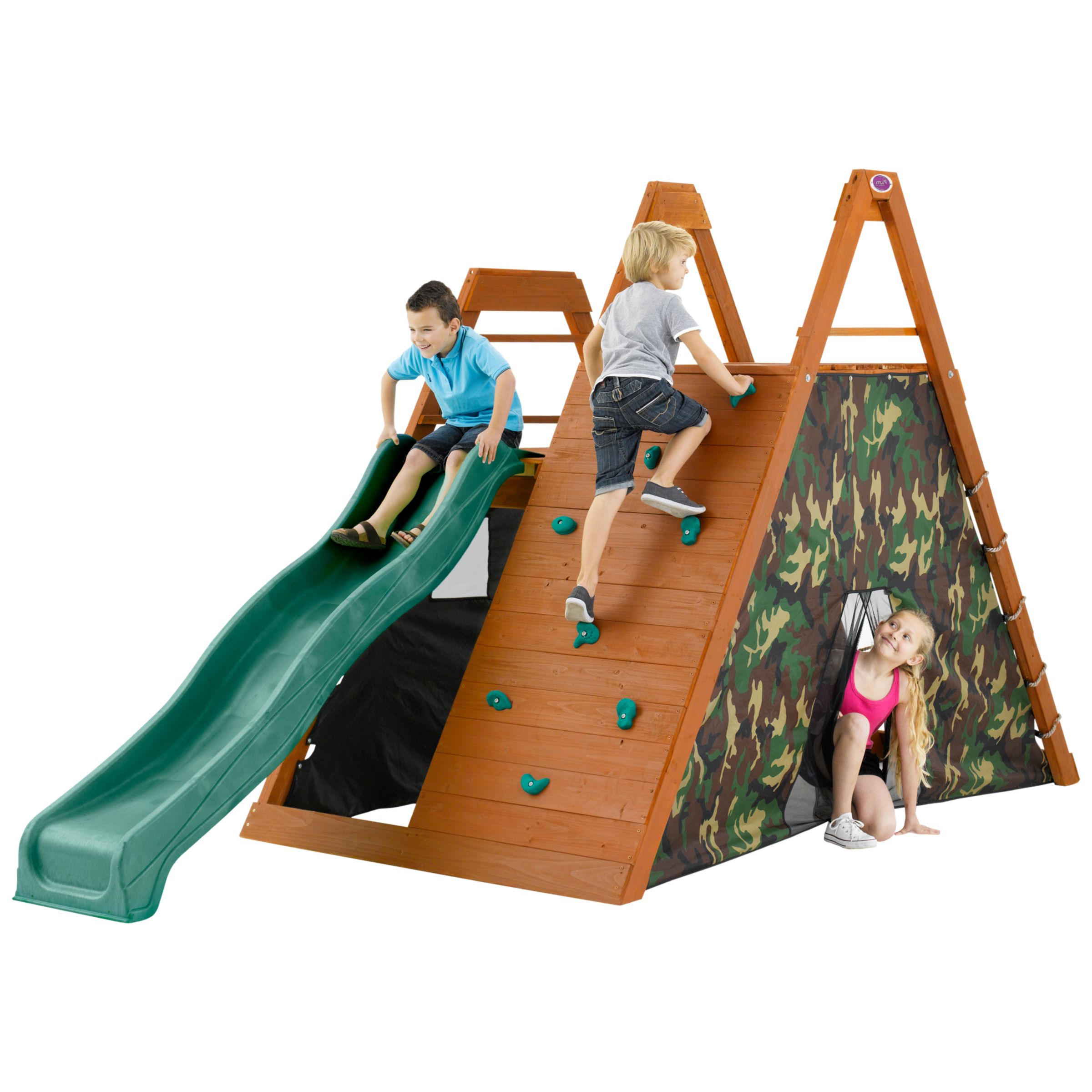 Plum Climbing Pyramid Wooden Play Centre