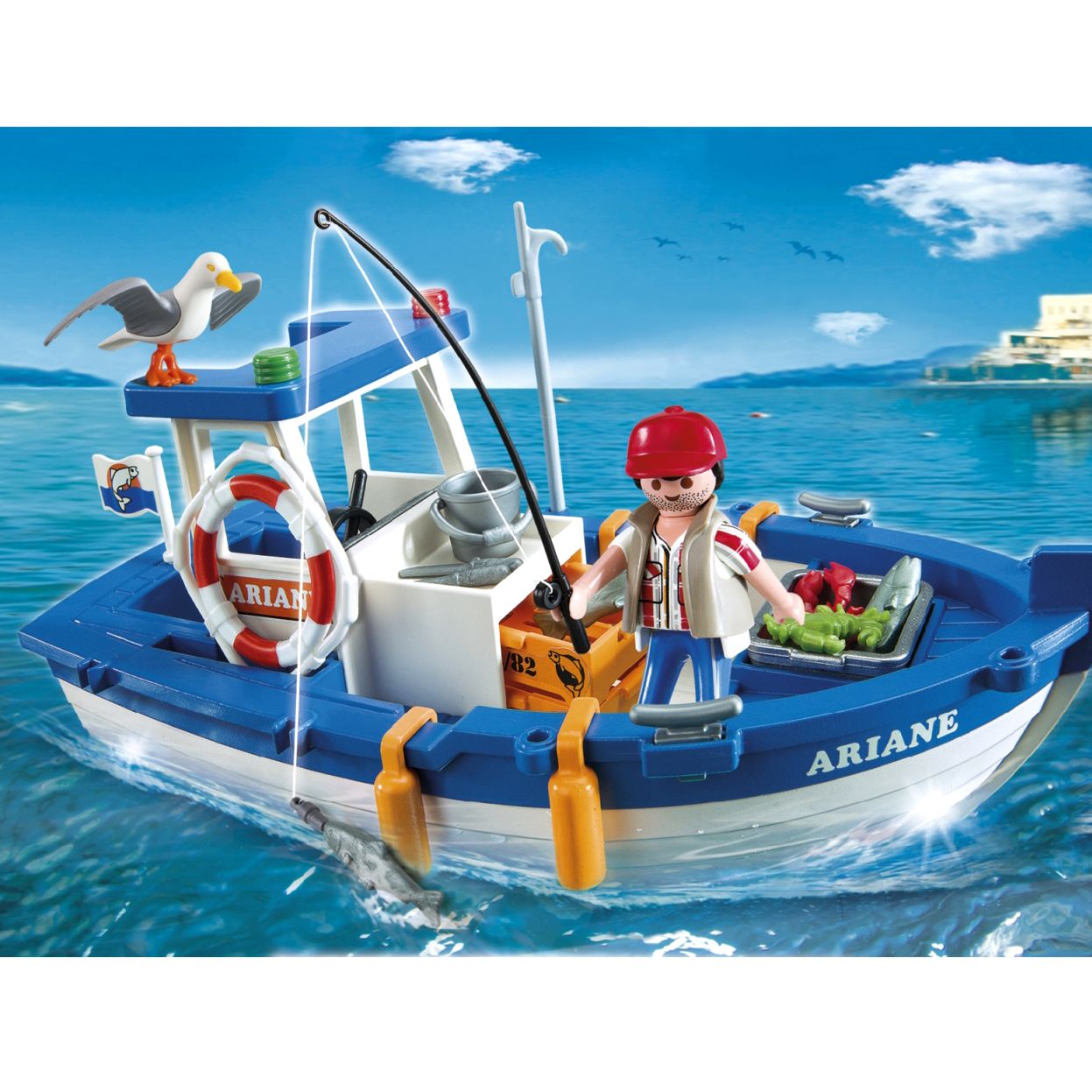 Playmobil Fisherman With Boat
