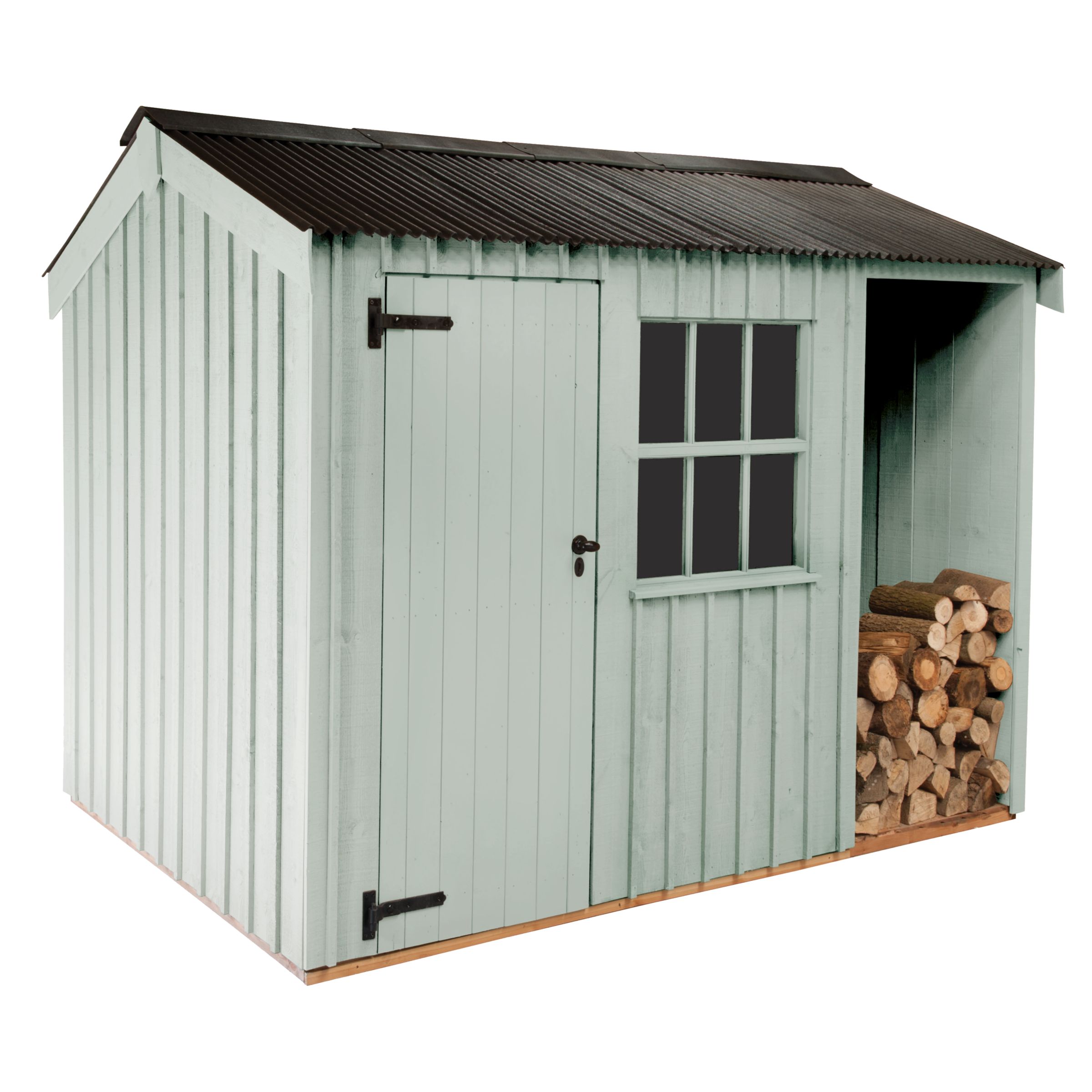 National Trust by Crane Blickling FSC Garden Shed, Disraeli Green, 2.4x3.6m at John Lewis