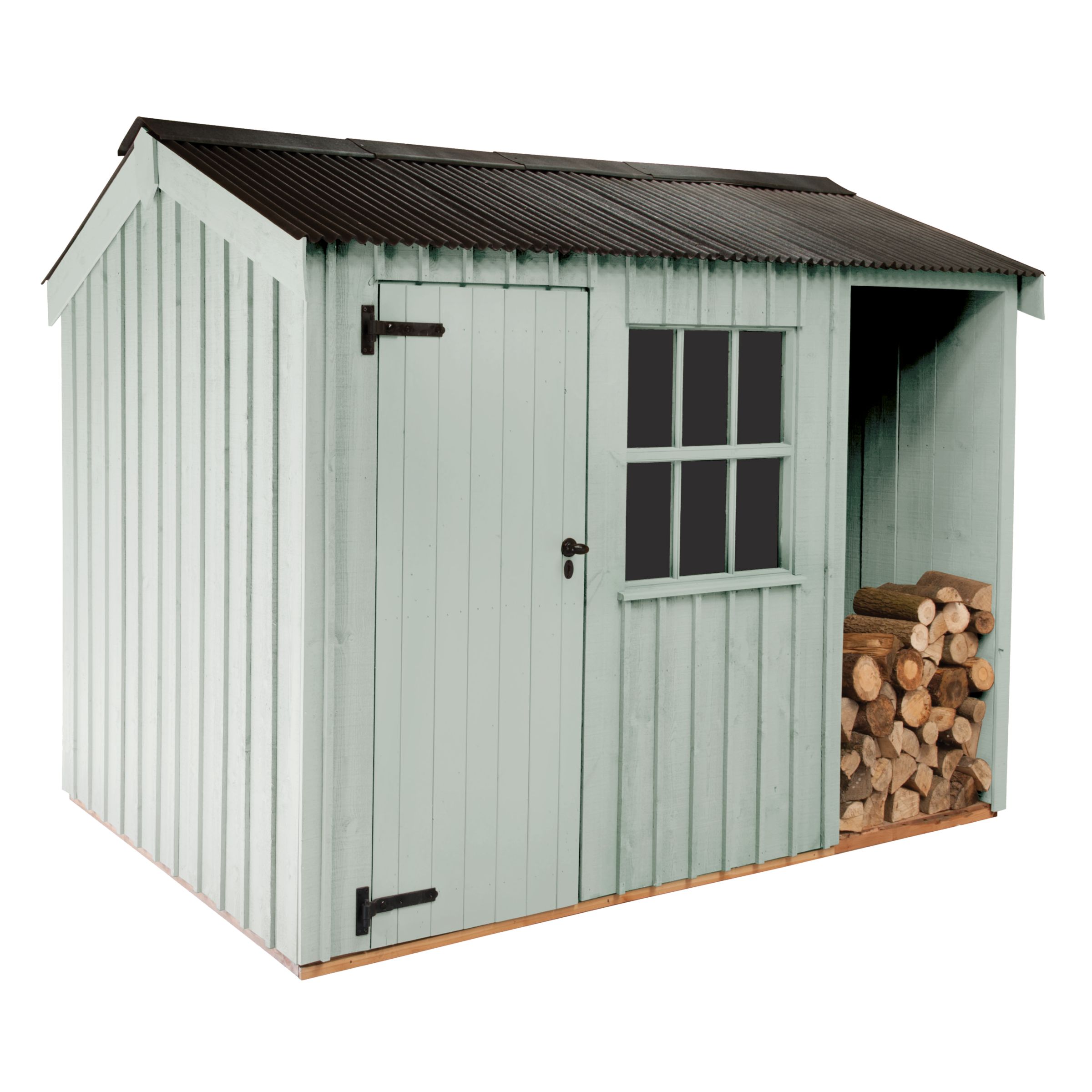 National Trust by Crane Blickling FSC Garden Shed, Disraeli Green, 2.4x3m at John Lewis