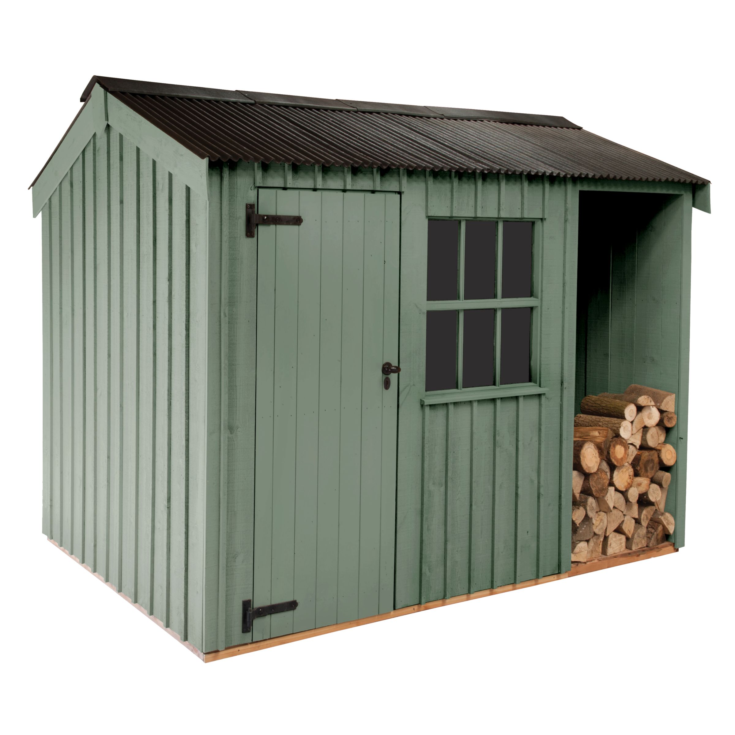National Trust by Crane Blickling FSC Garden Shed, Terrace Green, 2.4x3m at John Lewis
