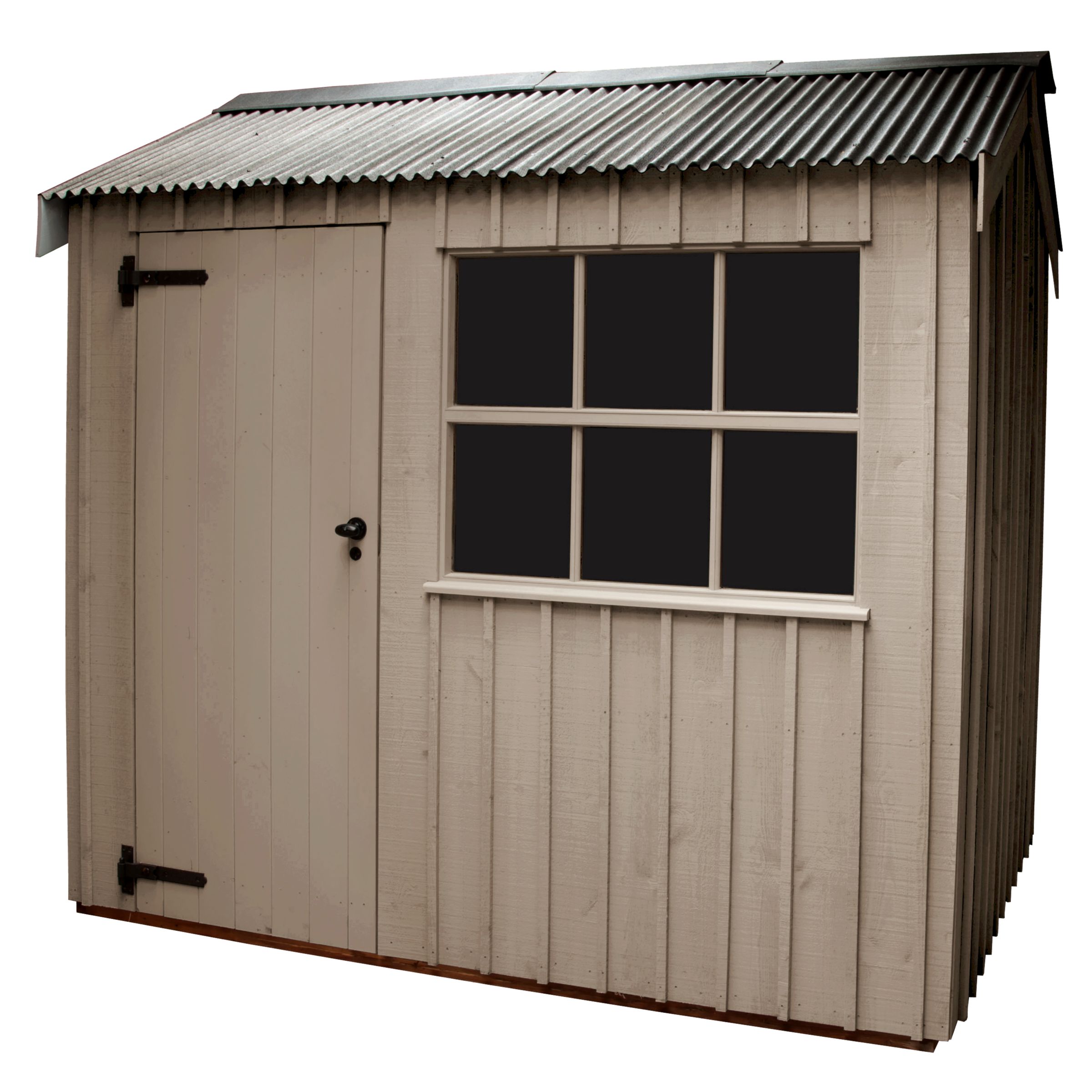 National Trust by Crane Felbrigg FSC Garden Shed, Dome Ochre, 1.8x3m at JohnLewis
