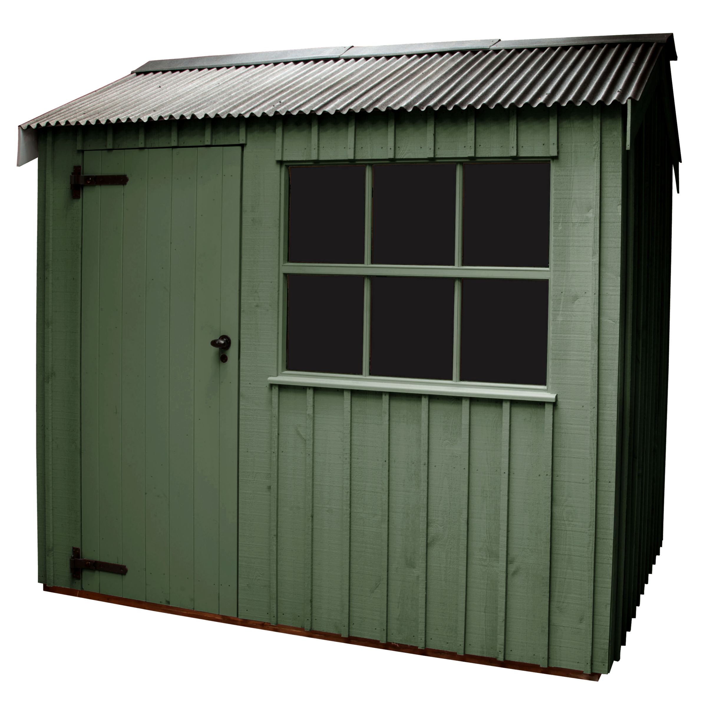 National Trust by Crane Felbrigg FSC Garden Shed, Terrace Green, 1.8x3m at JohnLewis
