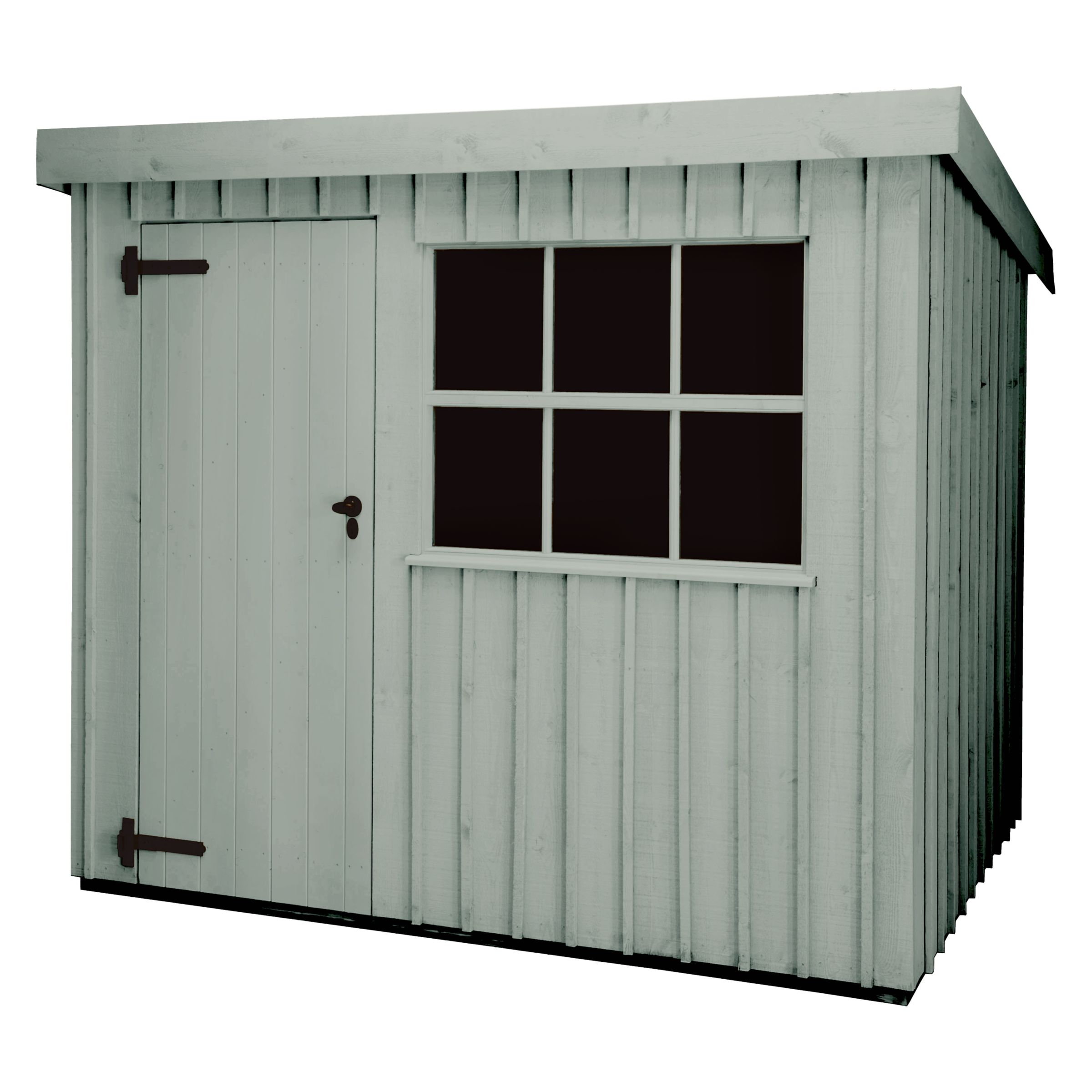 National Trust by Crane Oxburgh FSC Garden Shed, Disraeli Green, 1.8x3m at JohnLewis