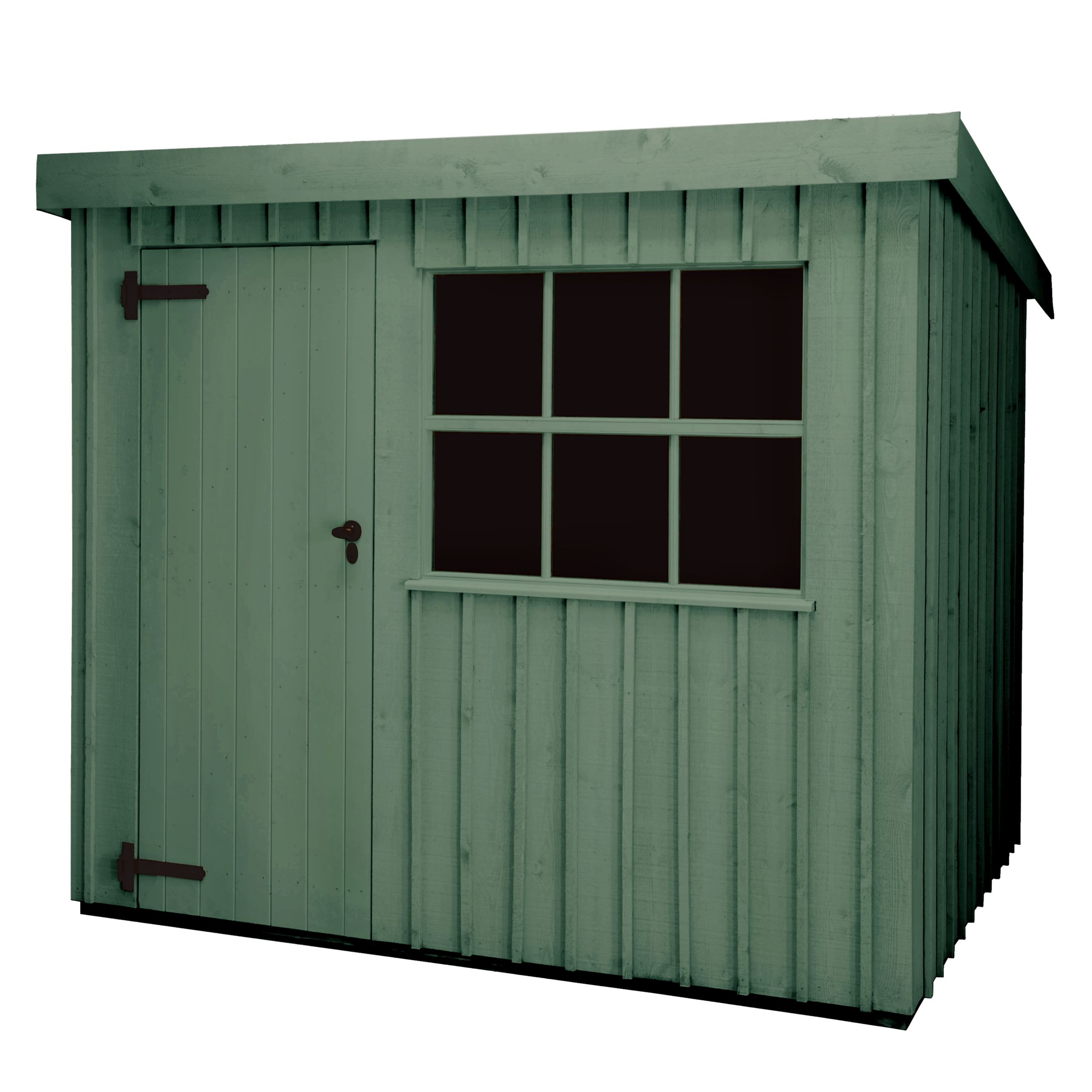 National Trust by Crane Oxburgh FSC Garden Shed, Terrace Green, 1.8x3m at JohnLewis