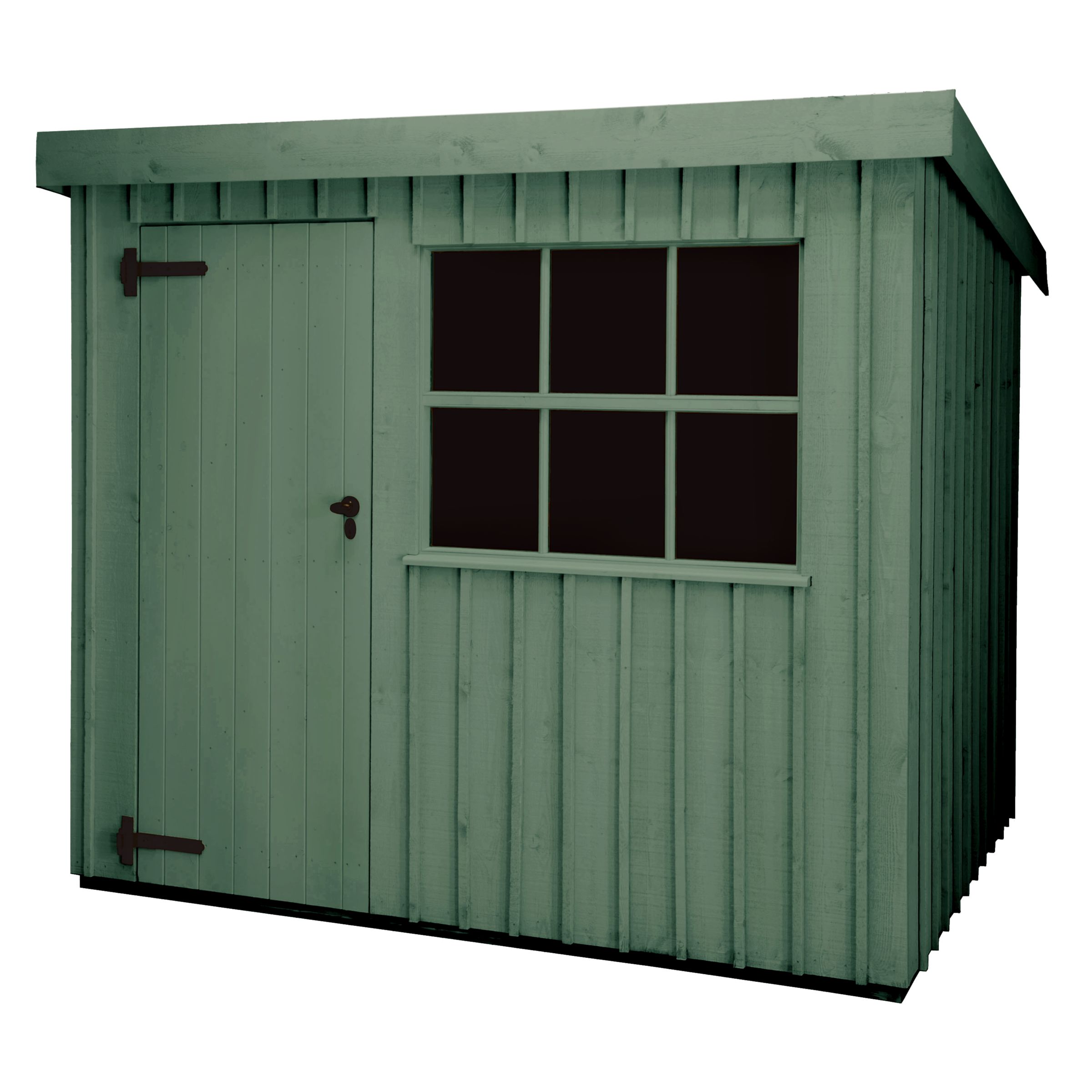 National Trust by Crane Oxburgh FSC Garden Shed, Terrace Green, 2.4x3m at John Lewis