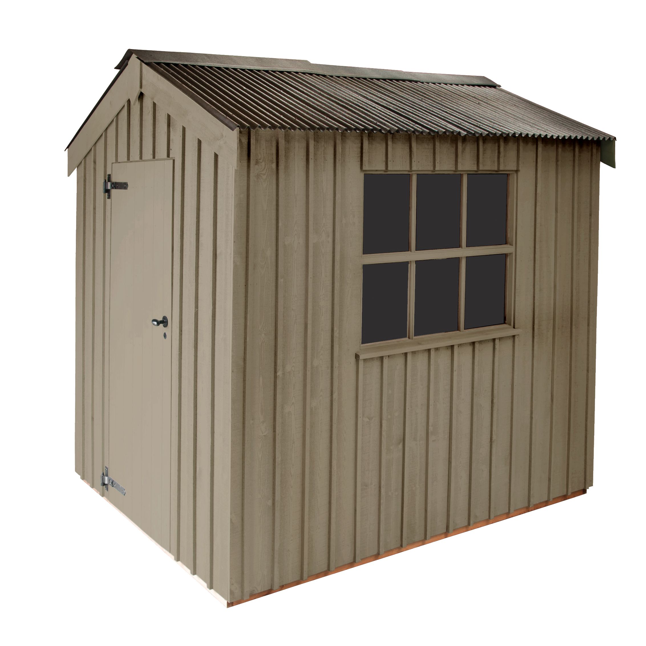 National Trust by Crane Peckover FSC Garden Shed, Wades Lantern, 2.4x3m at John Lewis