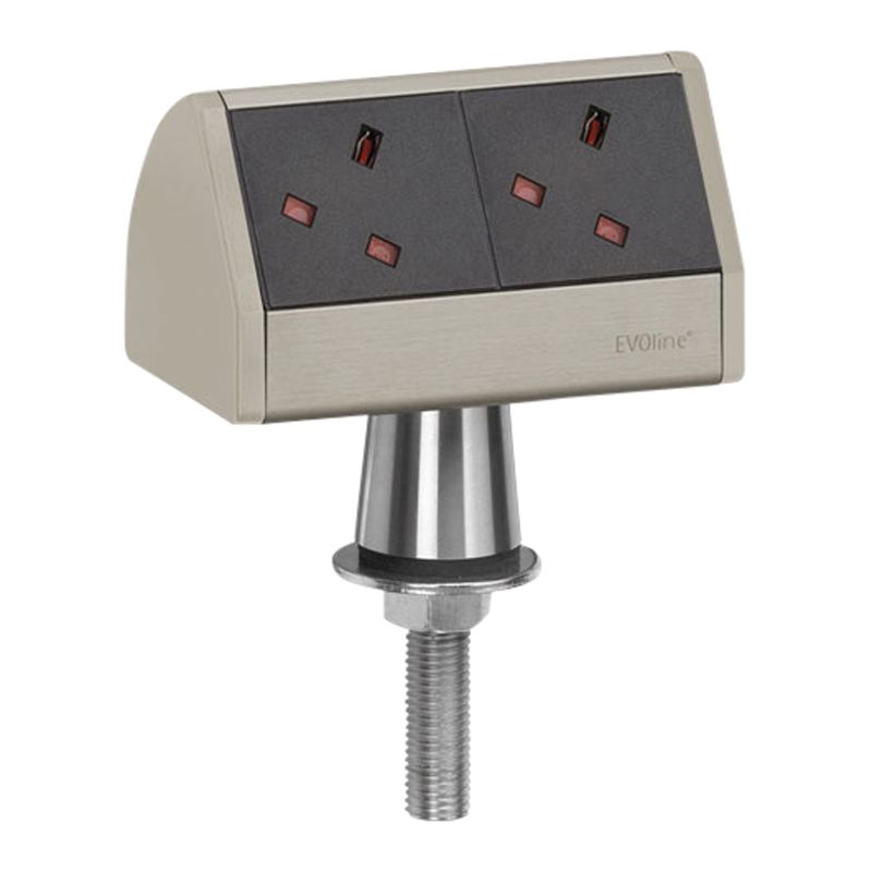John Lewis Evoline T Dock Double Kitchen Socket at John Lewis