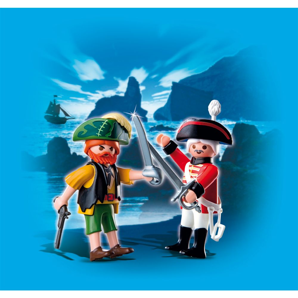 Playmobil Pirates Pirate And Redcoat Soldier