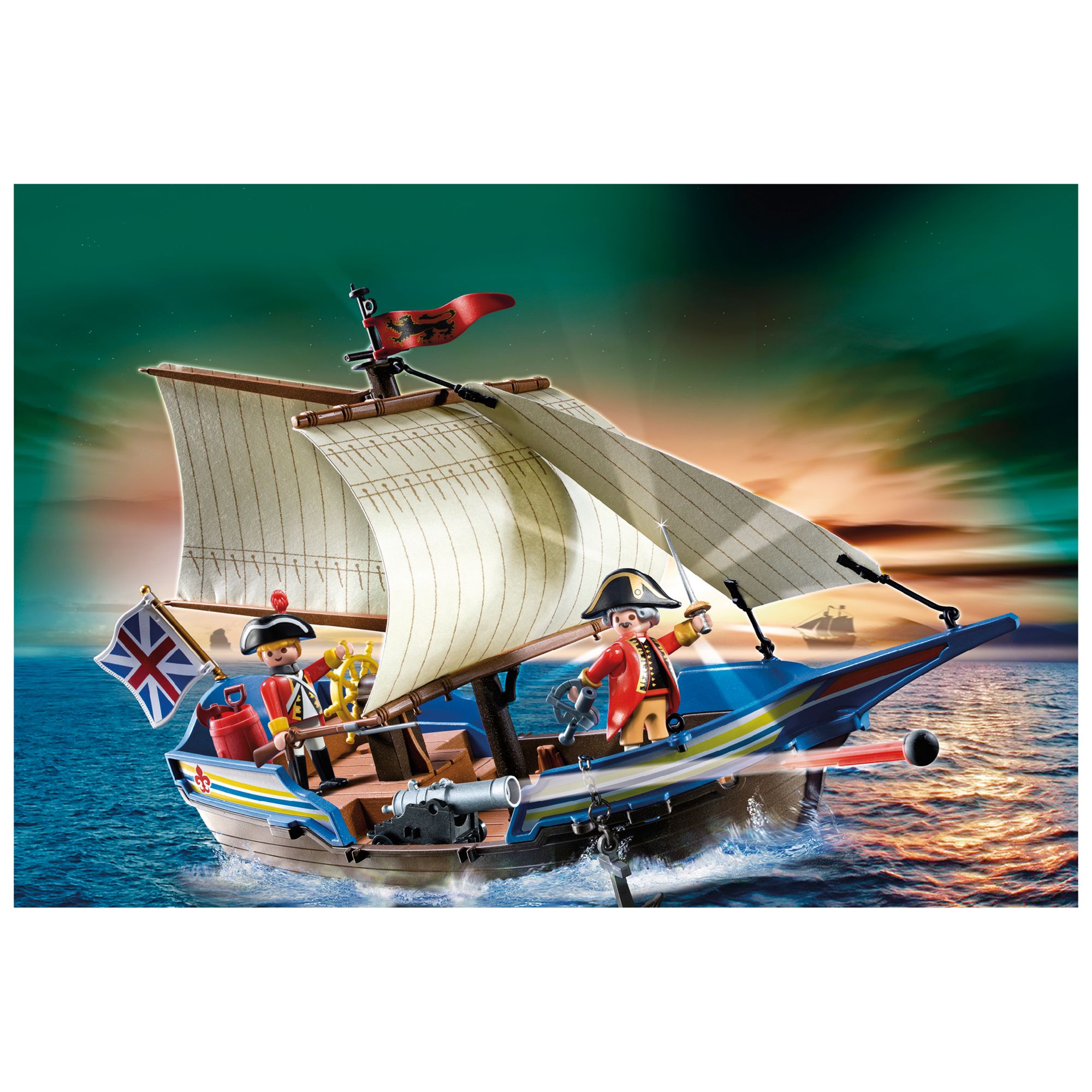 Playmobil Pirates Redcoat Battle Ship
