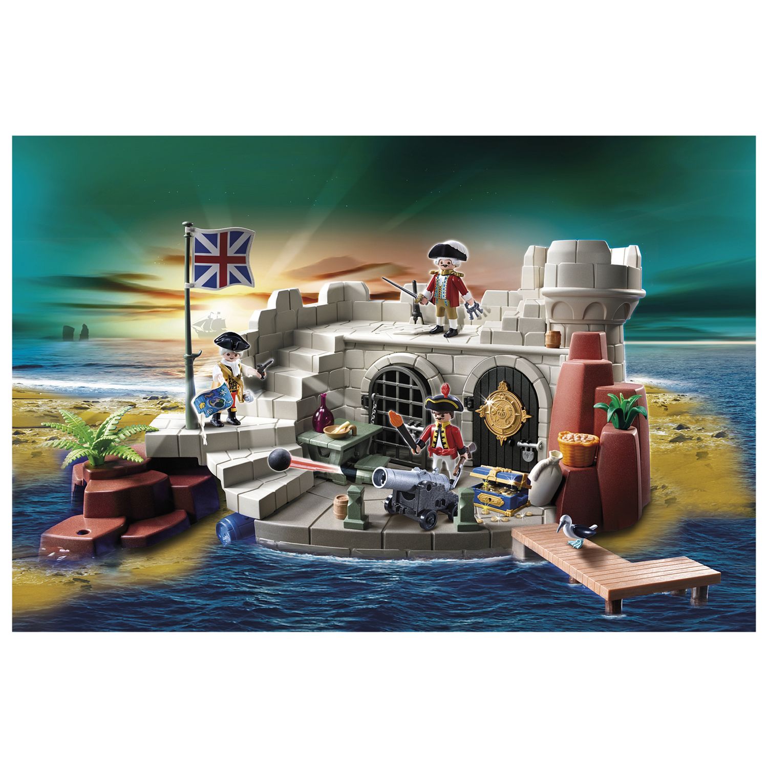 Playmobil Pirates Soldiers' Fort with Dungeon