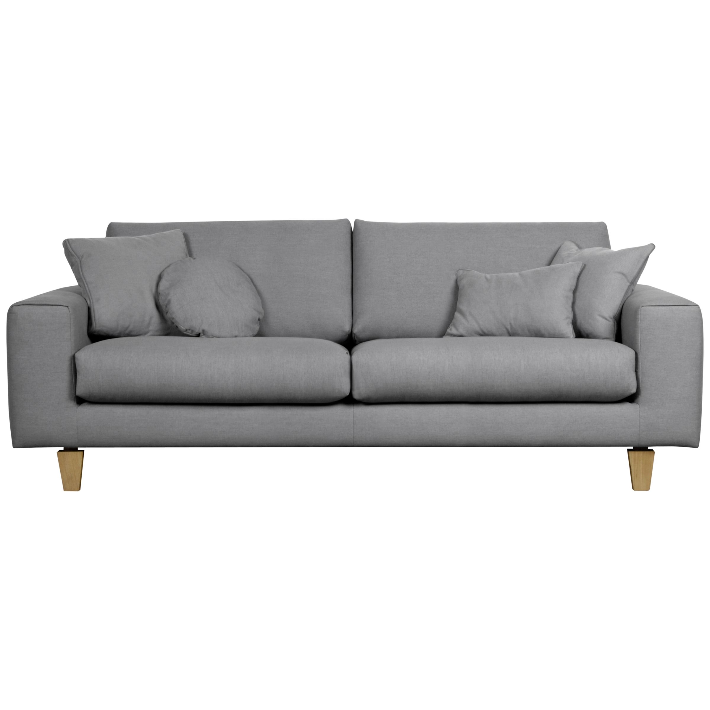 John Lewis Edberg Grand Sofa, Fossil at John Lewis