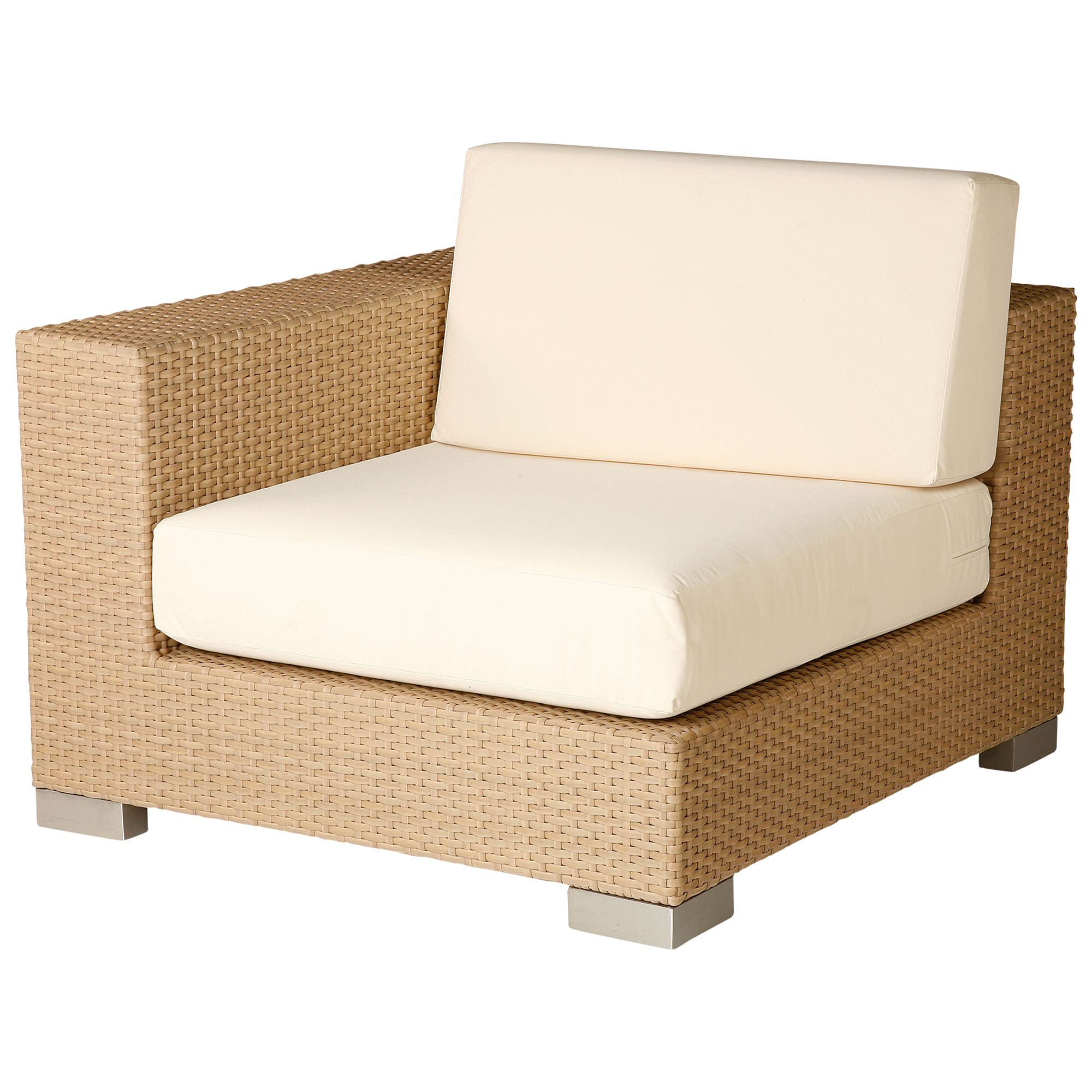 Barlow Tyrie Arizona Outdoor Left End Unit, Sahara / White Sand