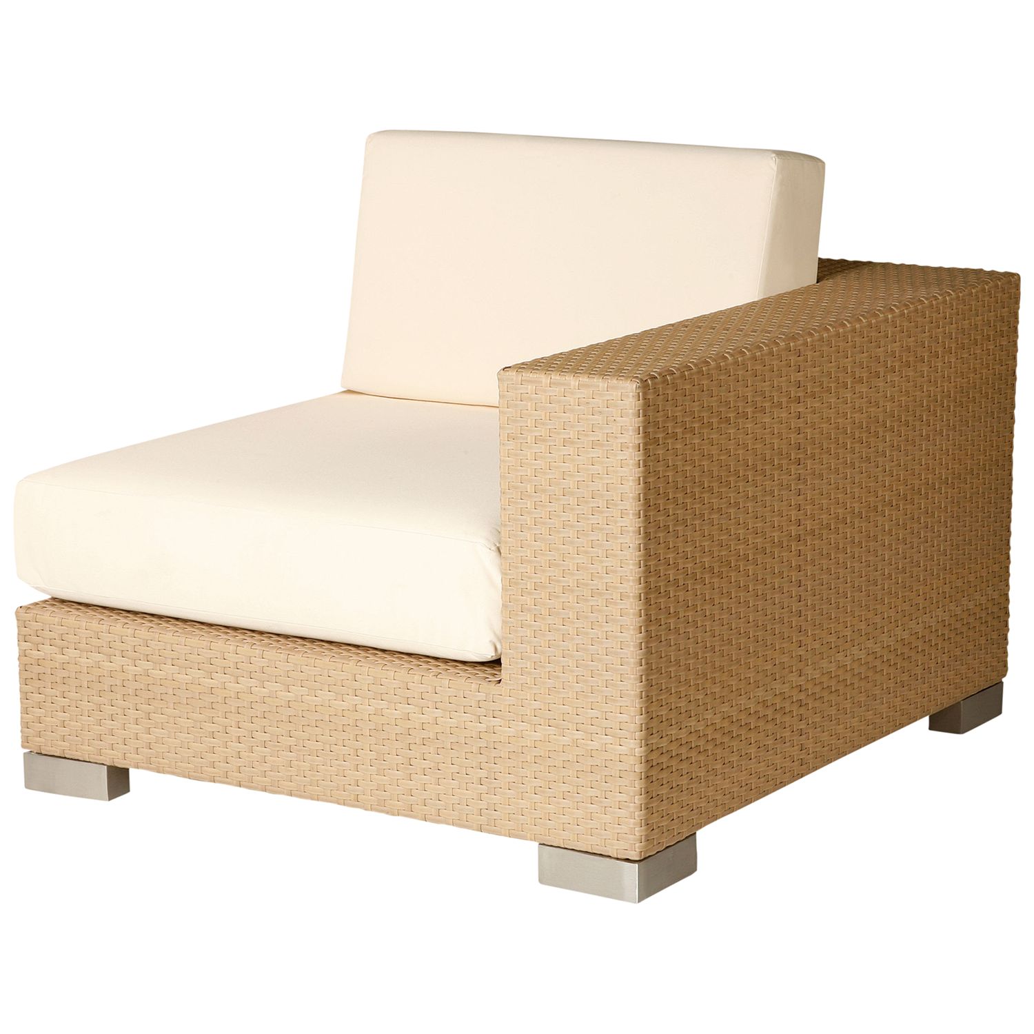 Barlow Tyrie Arizona Outdoor Right End Unit, Sahara/White