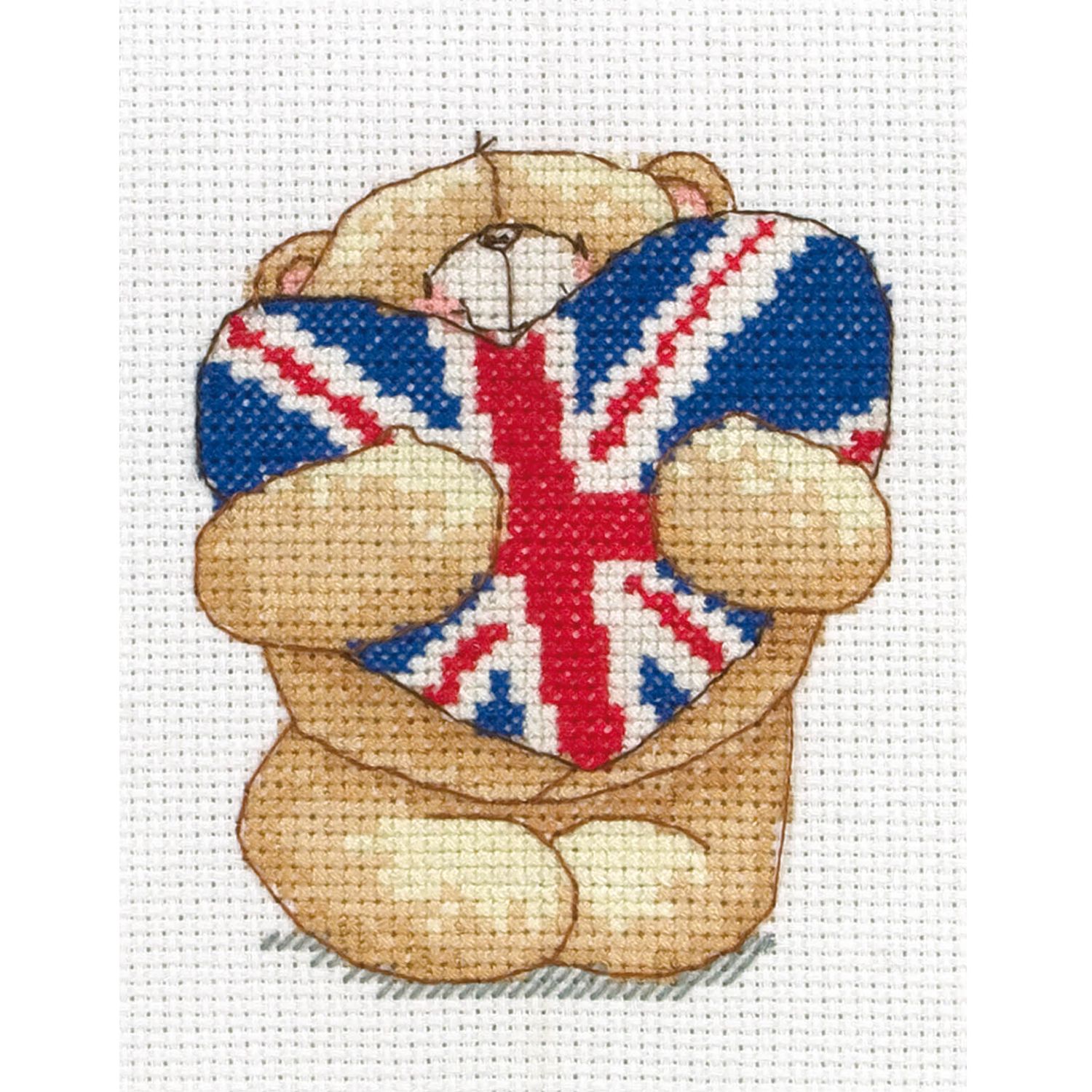 Anchor Forever Friends Union Jack Mini Cross Stitch Kit
