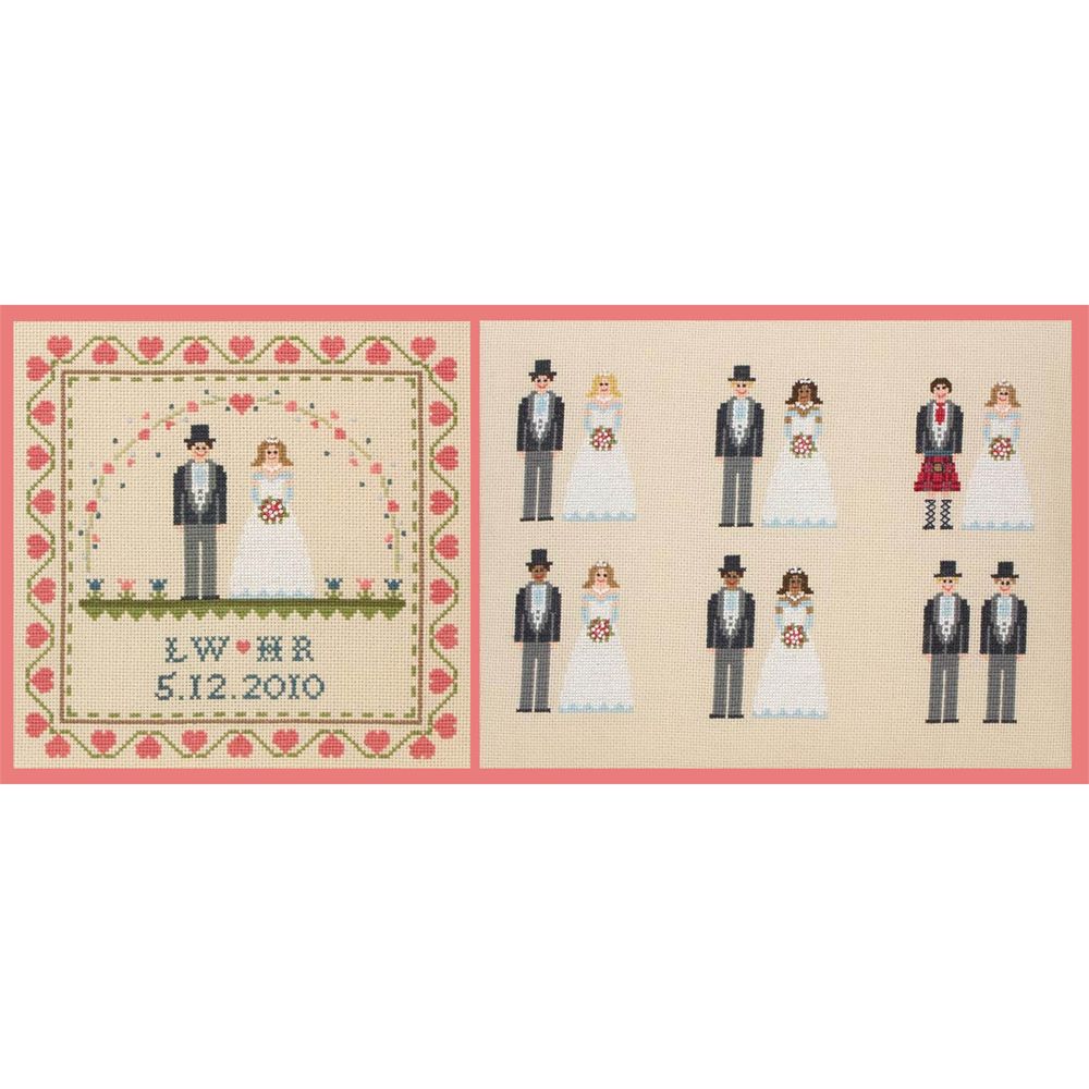 Anchor Wedding Mix And Match Cross Stitch Kit