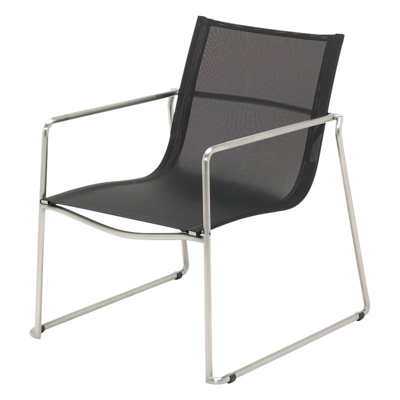 Gloster Asta Outdoor Lounge Armchair, Charcoal at JohnLewis