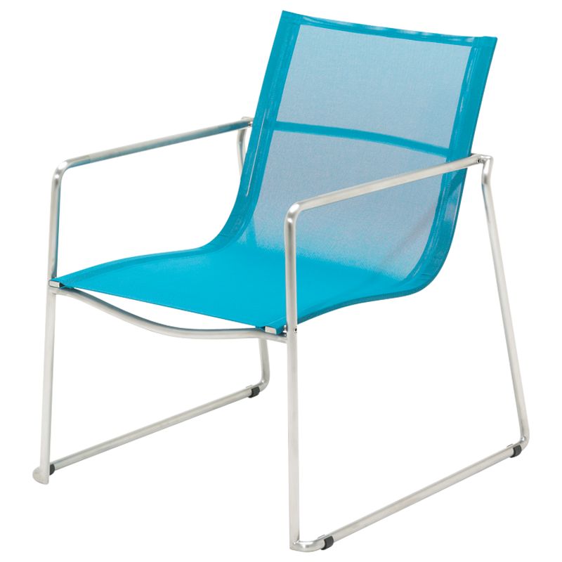 Gloster Asta Outdoor Lounge Armchair, Turquoise at JohnLewis