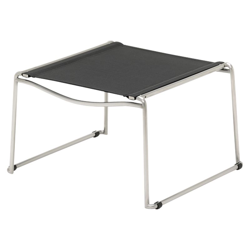 Gloster Asta Outdoor Ottoman, Charcoal at John Lewis