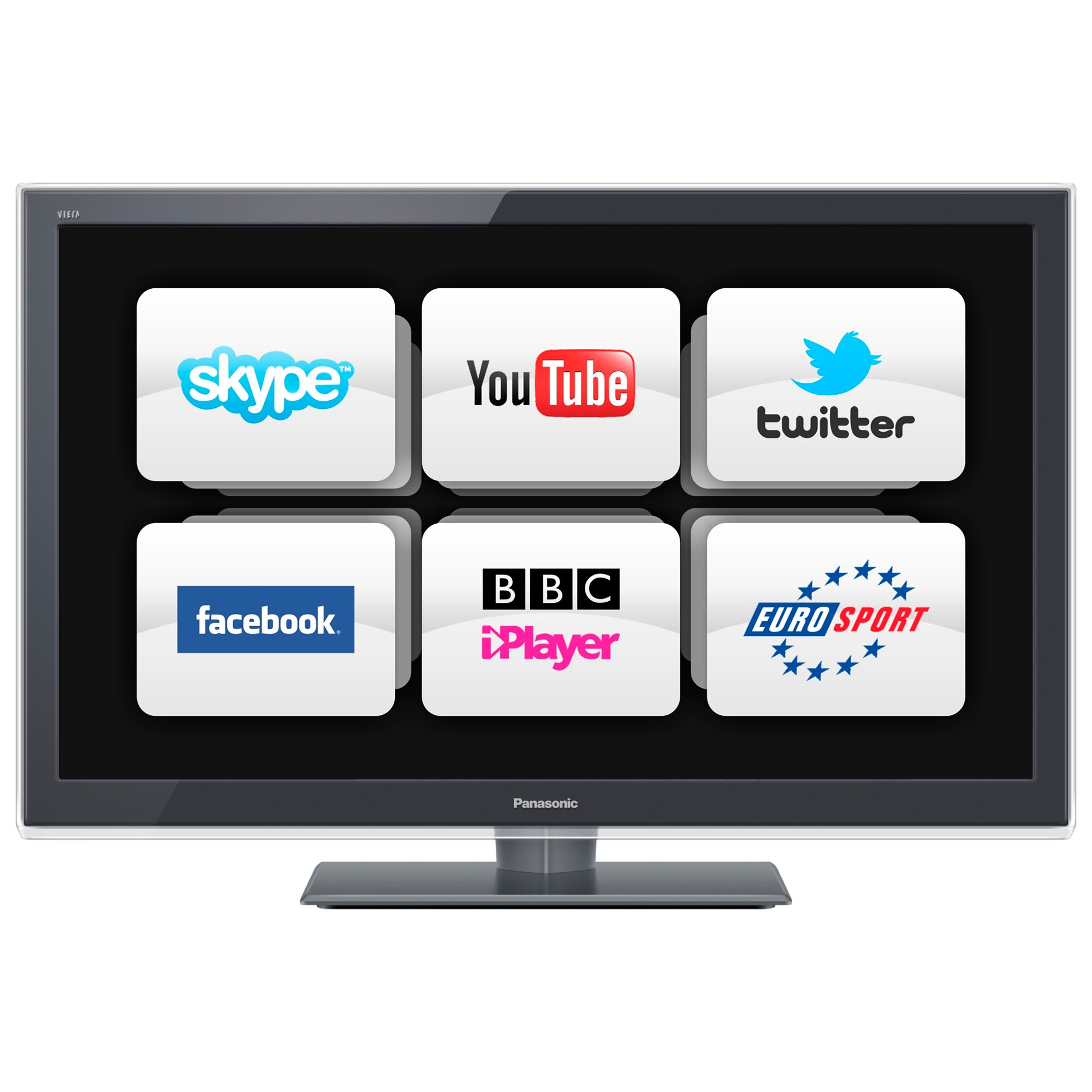 Panasonic Viera TX-L32ET5B LED 3D Smart TV, 32", Freeview HD, 4x 3D Glasses with 3D Blu-ray Player at John Lewis