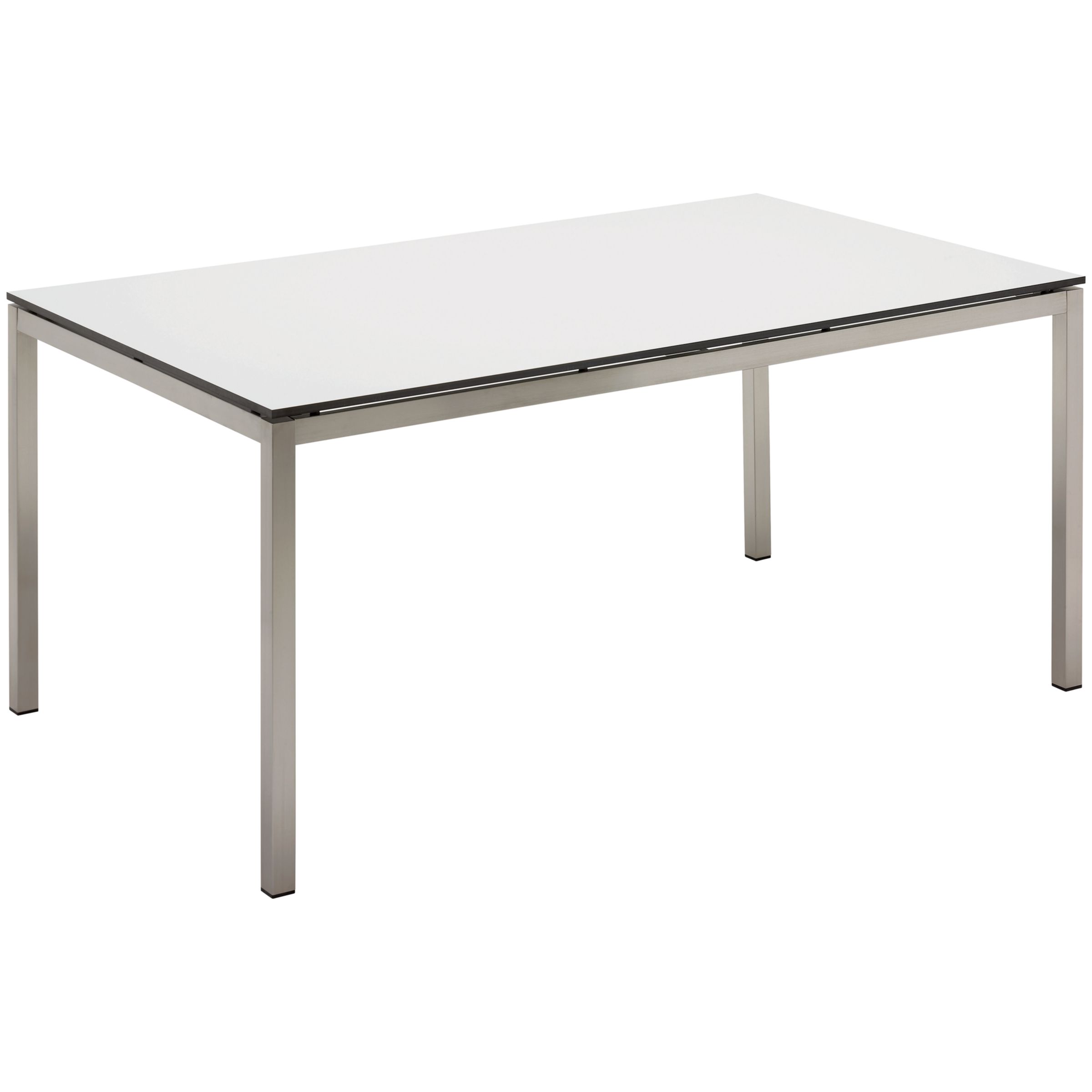 Gloster Kore Rectangular 6 Seater Outdoor Dining Table, White HPL at John Lewis