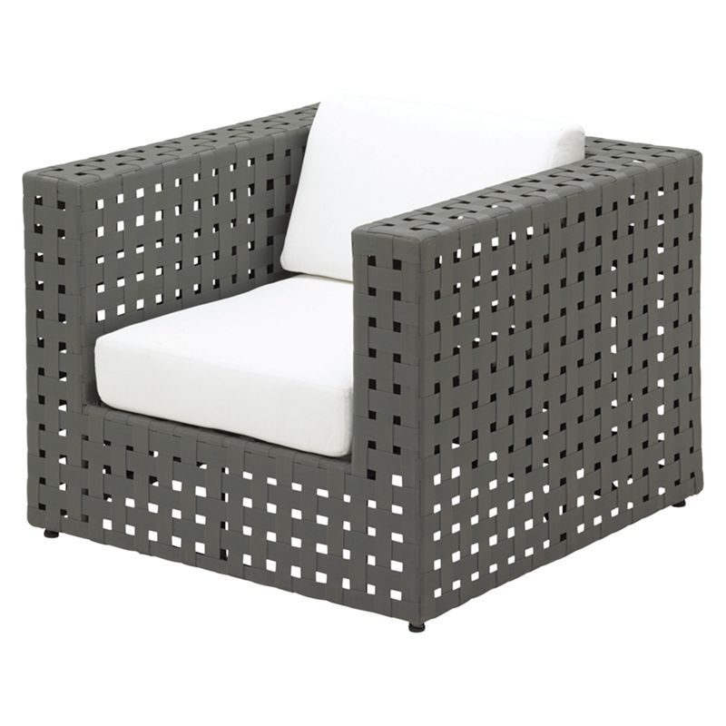 Gloster Linea Modular Waterproof Outdoor Lounge Chair, Ivory at John Lewis
