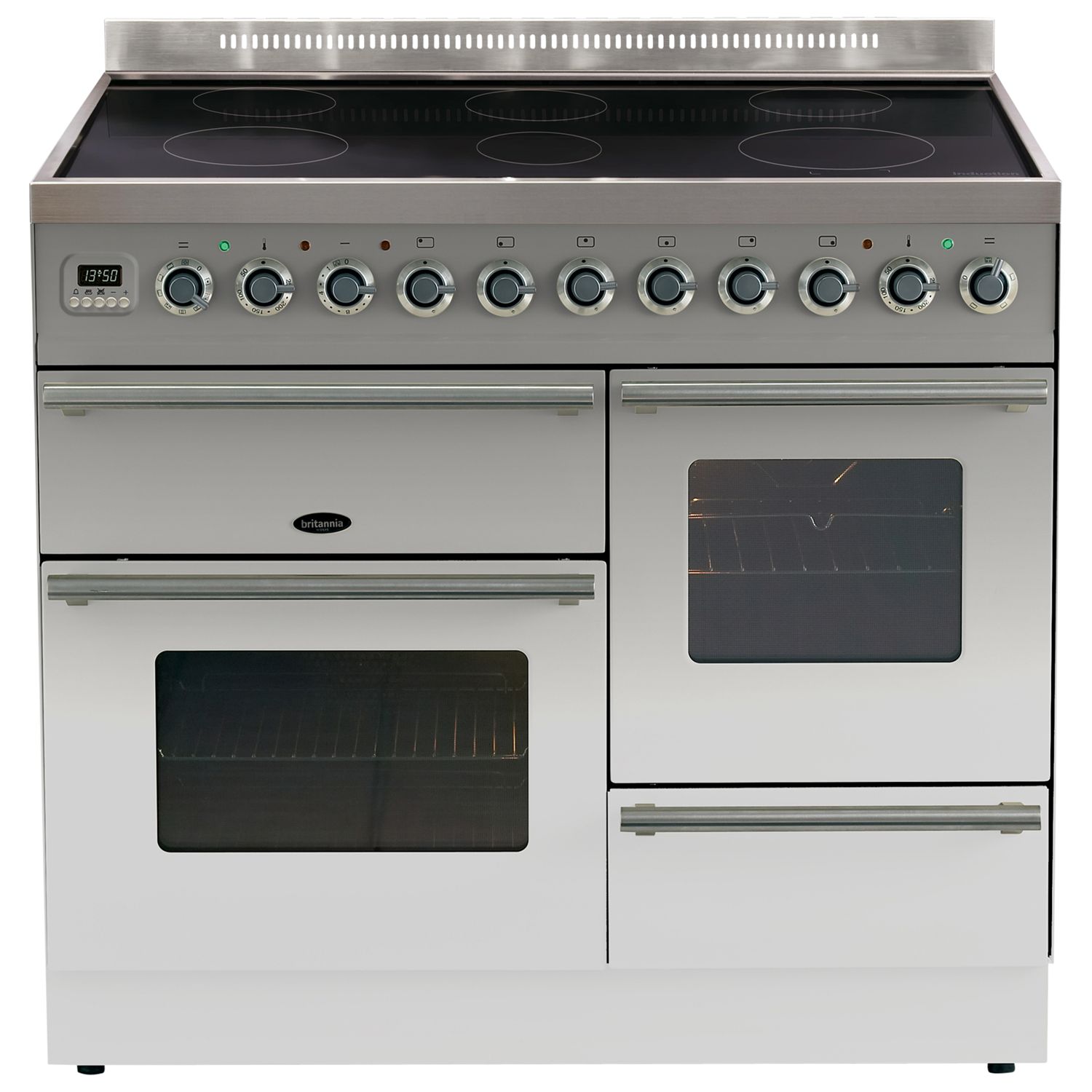 Britannia SI-INE10XG-SLX-S Sigma Induction Range Cooker, Stainless Steel at John Lewis