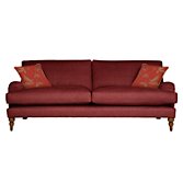 John Lewis Penryn Grand Sofa, Bordeaux / Elna, width 228cm