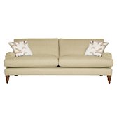 John Lewis Penryn Grand Sofa, Beige / Elna, width 228cm