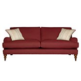 John Lewis Penryn Large Sofa, Bordeaux / Sackville, width 202cm