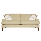 John Lewis Penryn Large Sofa, Beige / Elna, width 202cm