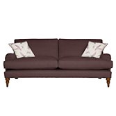 John Lewis Penryn Large Sofa, Mauve / Elna, width 202cm