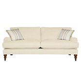 John Lewis Penryn Large Sofa, White / Sackville, width 202cm