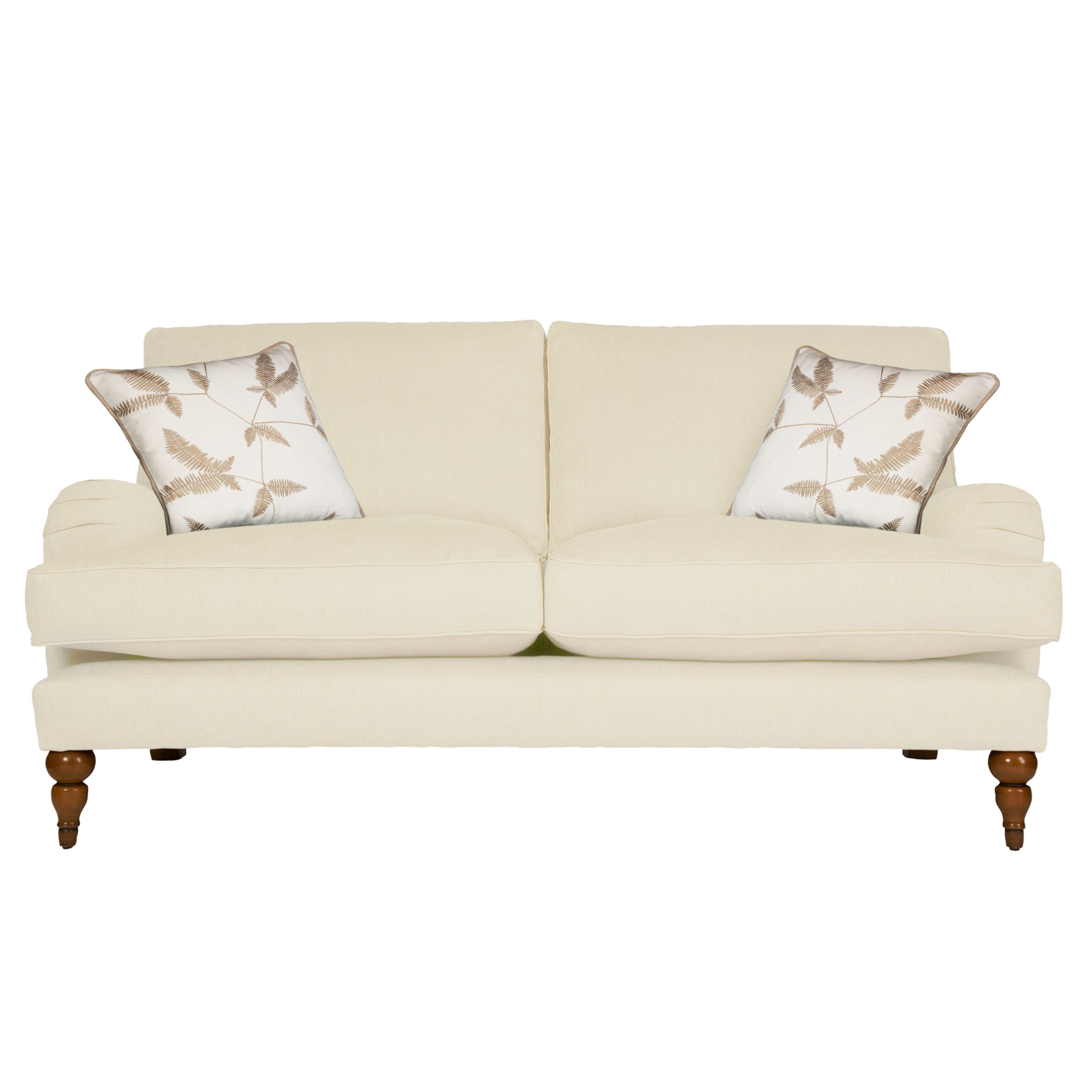 John Lewis Penryn Medium Sofa, White / Elna, width 176cm