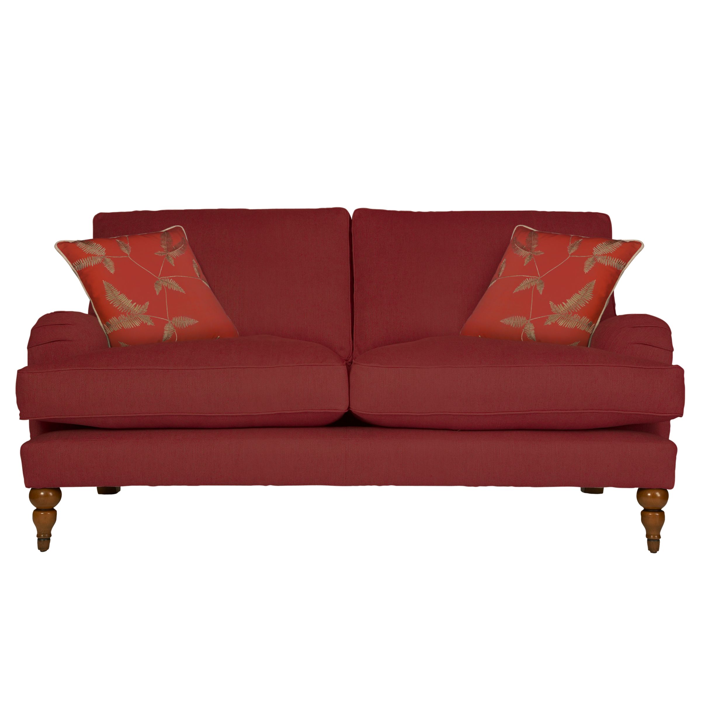 John Lewis Penryn Small Sofa, Bordeaux / Elna, width 156cm