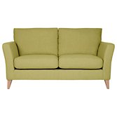 House by John Lewis Anna Small Sofa, Olive, width 161cm
