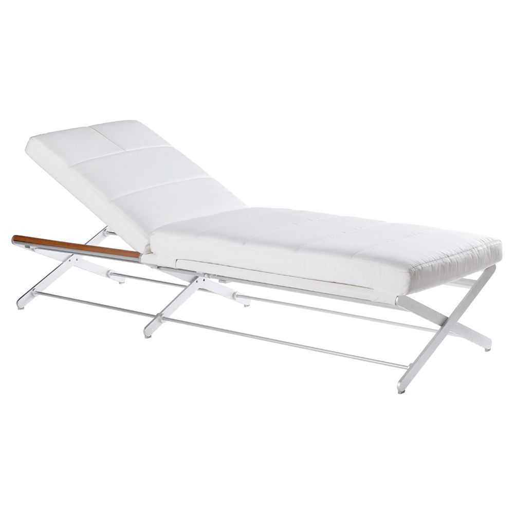 Sifas Oskar Outdoor Lounger, Fabric Cushions at John Lewis