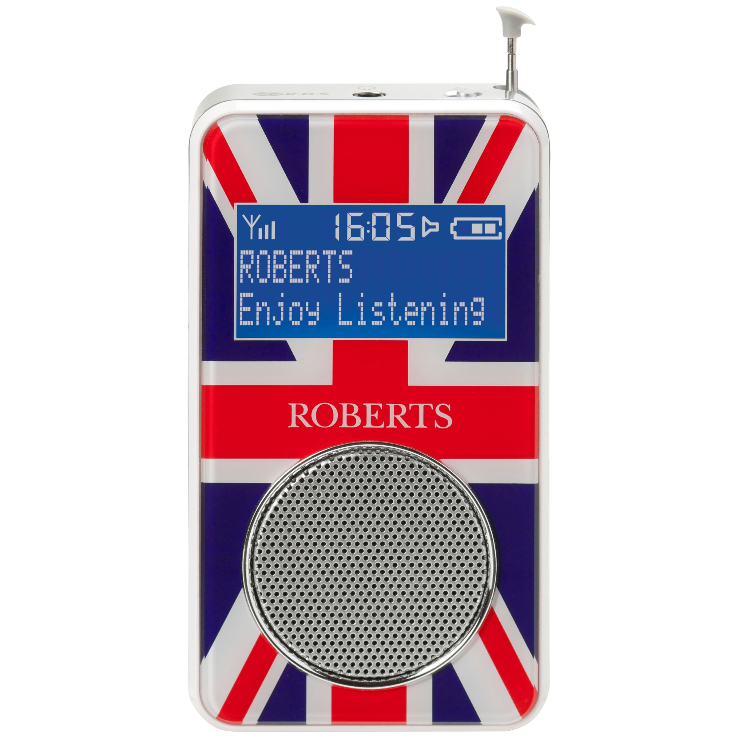 ROBERTS Sports DAB 2 Personal Stereo Radio, Union Jack