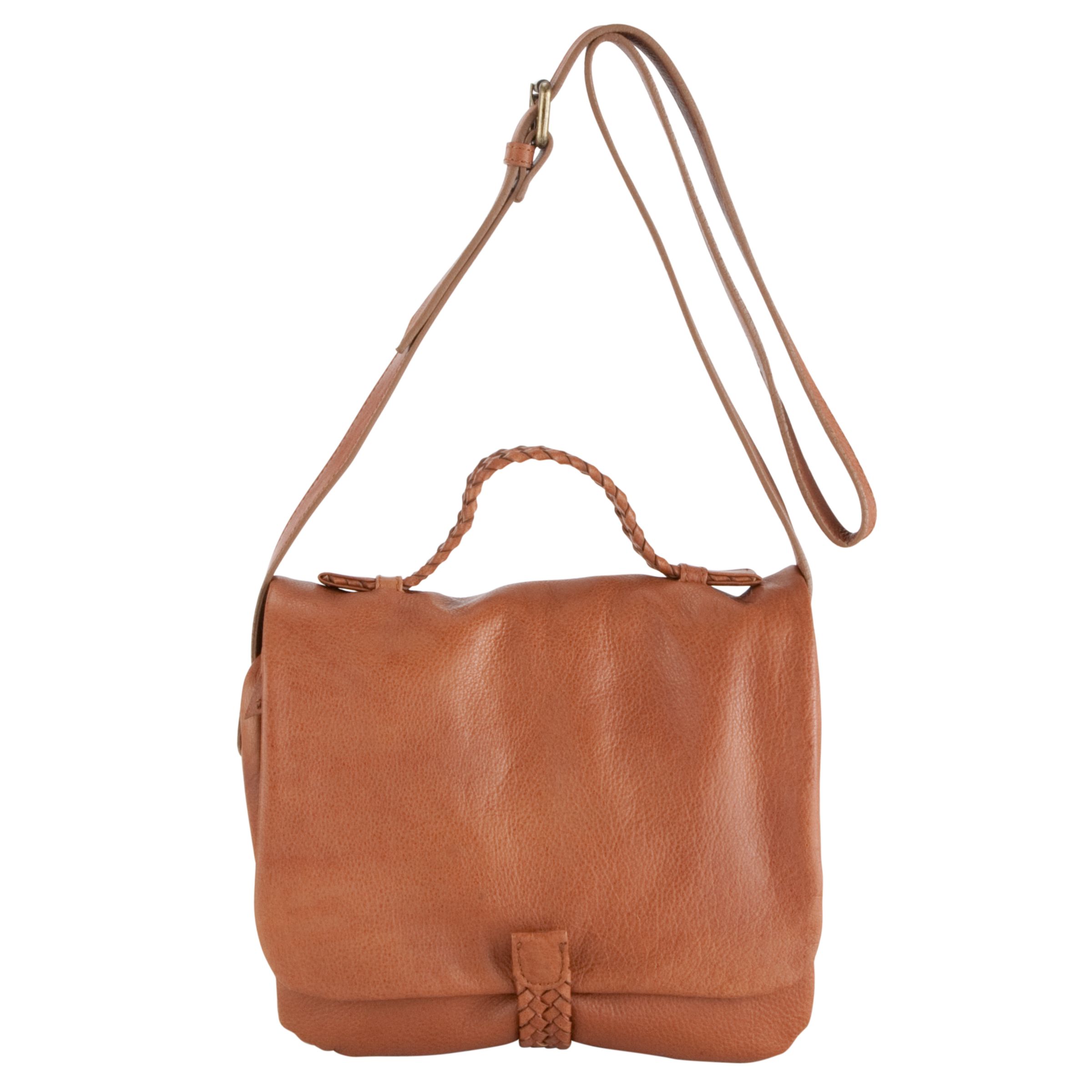 John Lewis Satchel Handbag, Tan