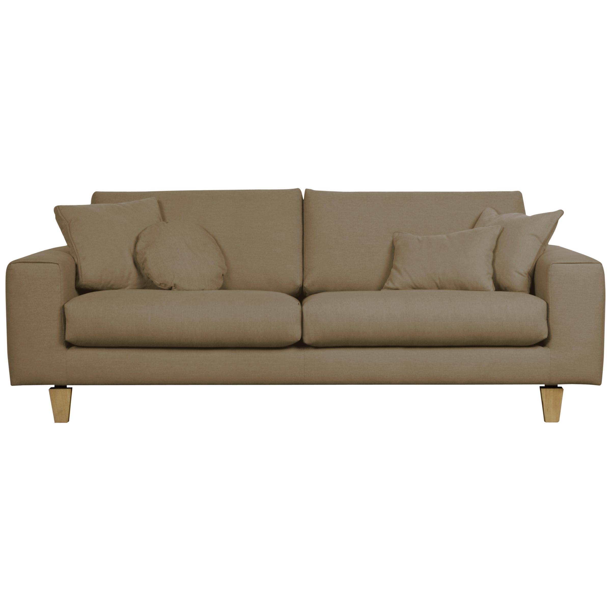 John Lewis Edberg Grand Sofa, Truffle at John Lewis