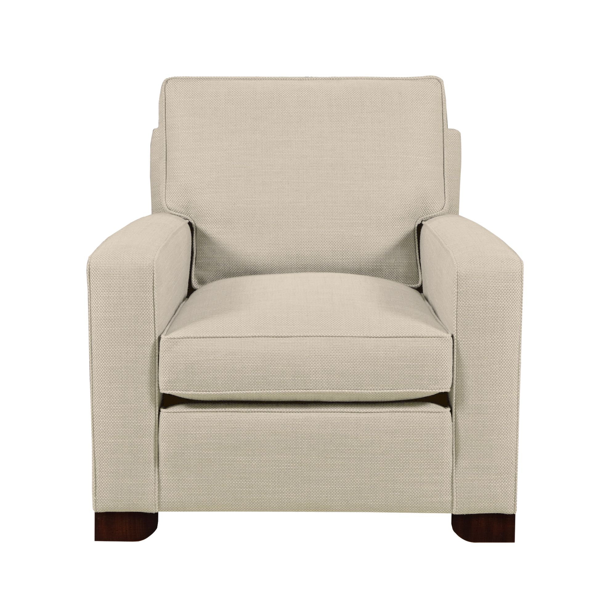 Duresta Sloane Armchair, Rutland Silver at JohnLewis