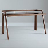 John Lewis Gazelle Desk, Walnut, width 145cm