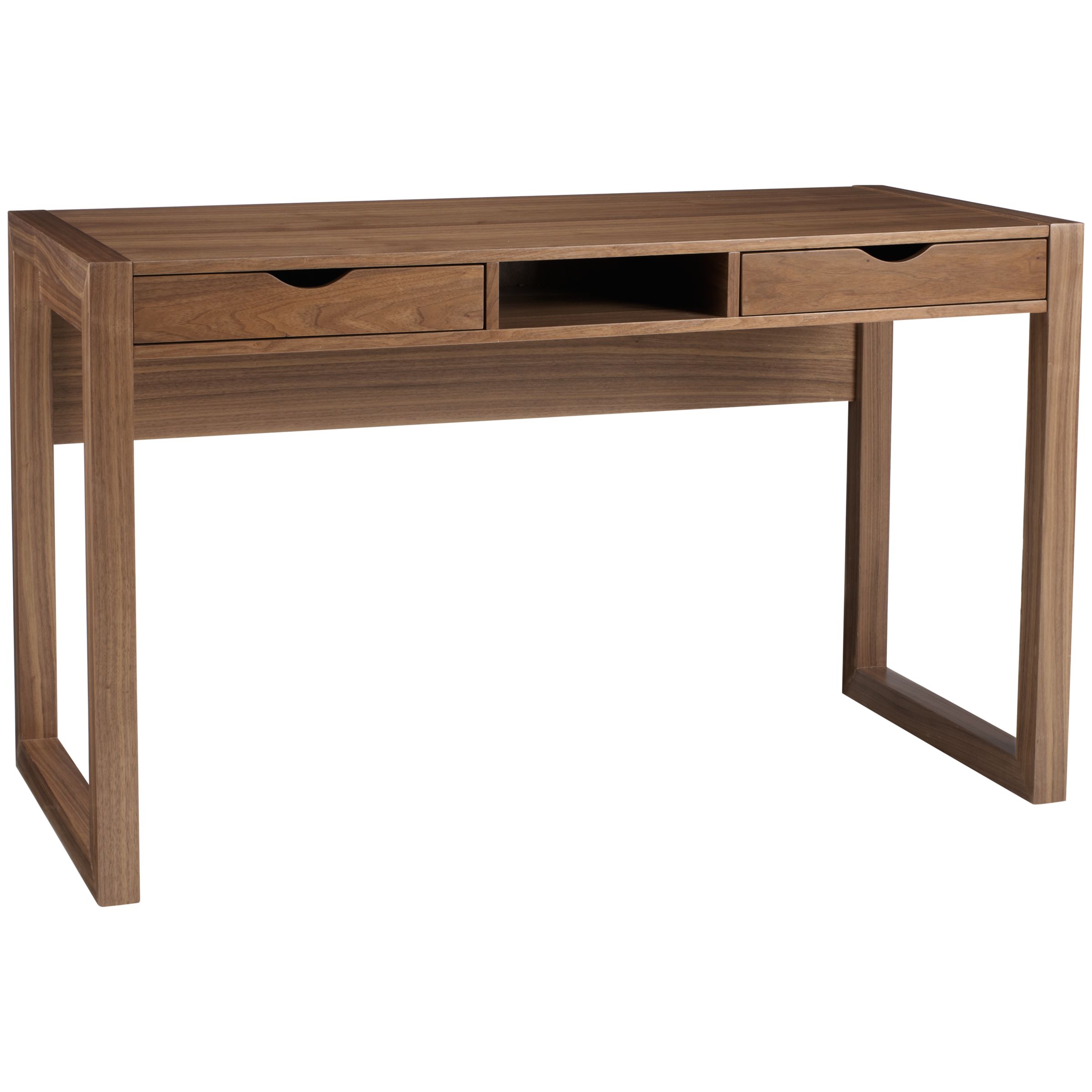 John Lewis Logan Desk, Walnut, width 130cm