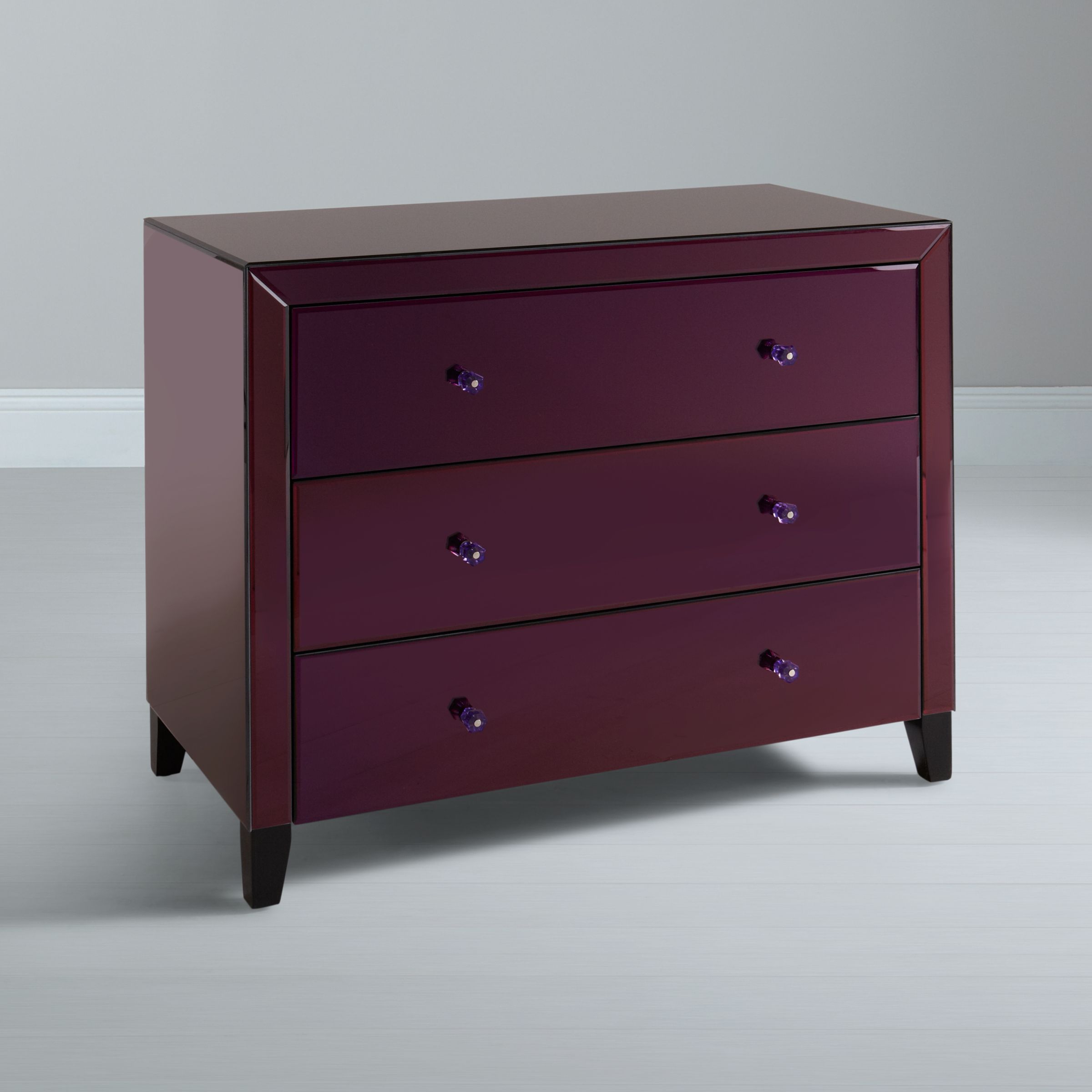 John Lewis Astoria Chest Of Drawers, Peacock, width 100cm