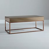 John Lewis Halkin Coffee Table, Bronze, width 111cm