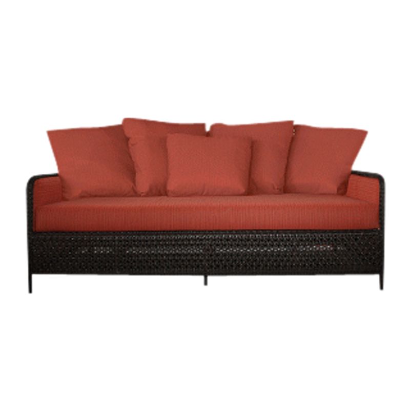 Barlow Tyrie Kirar Outdoor Sofa, Java / Dupione Papaya, width 195.50cm