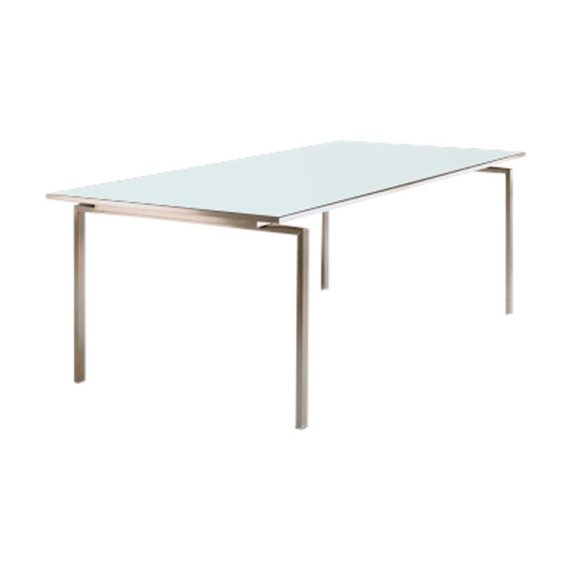 Barlow Tyrie Mercury Rectangular 8 Seater Outdoor Dining Table, Sea Ice at John Lewis