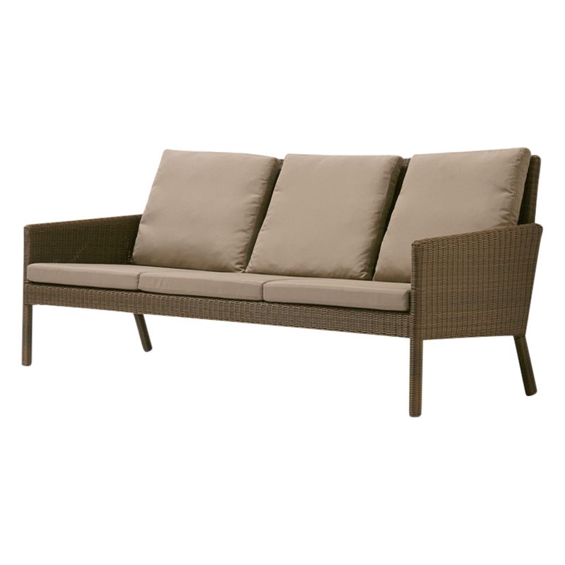 Barlow Tyrie Nevada Outdoor 3 Seater Settee, Synthetic Wicker at John Lewis