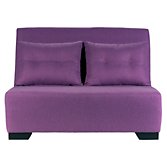John Lewis Puccini Small Sofa Bed, Berry, width 120cm